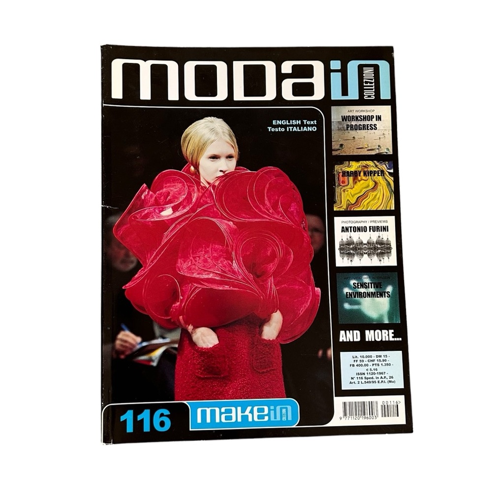 Vintage Y2K Moda In Collezioni Magazine #116 Oct/Dec 2000 Italian Runway Fashion
